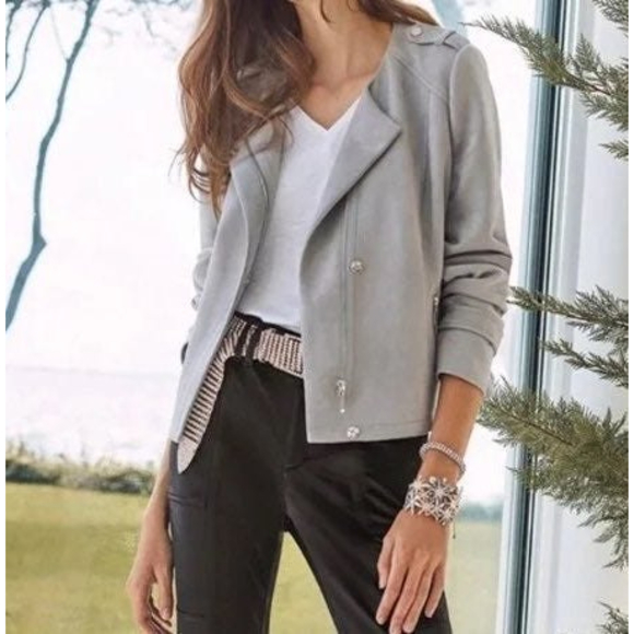 White House Black Market Moto Jacket NWT